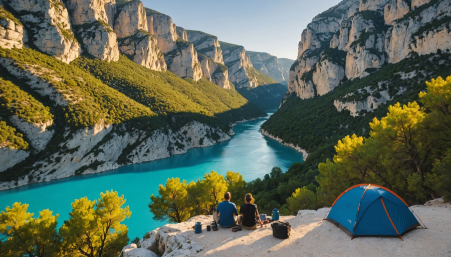 Camping in den schluchten des verdon: praktischer reiseführer für ihren urlaub in der provence